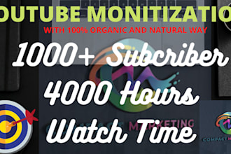 do organic promotion and marketing for youtube monetization