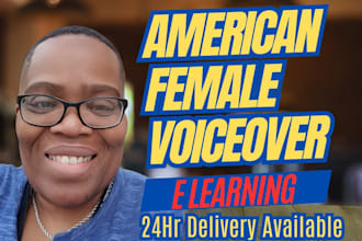 record an elearning american female voiceover