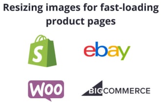 resize your images to get fast loading product page
