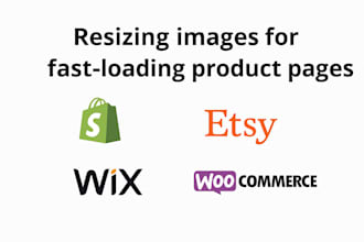resize your images to get fast loading product page