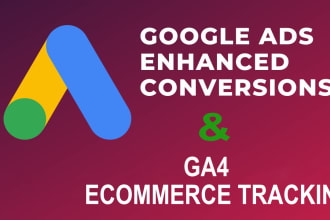set up enhanced conversion and ga4 ecommerce for shopify