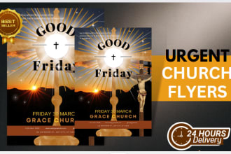 design church flyer, event flyer or flyers for church fast