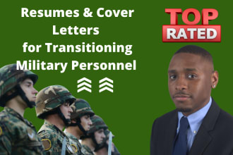 write a civilian resume for transitioning military veterans