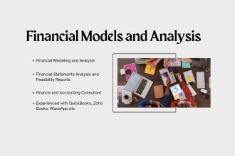 prepare financial feasibility study, forecast, and ratio analysis report