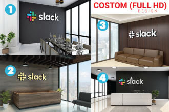 design unique full HD custom zoom virtual background in 2 h