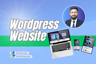 design wordpress  responsive website, ecommerce store, blog