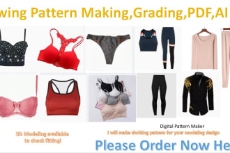 do sewing pattern making maker of  your design