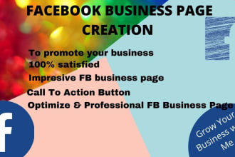 do SEO optimize facebook business page creation