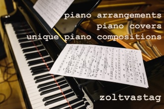 compose original piano music for your projects