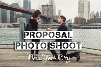在纽约拍求婚照