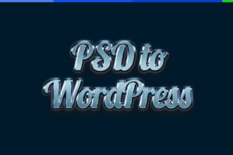 convert psd to WORDPRESS