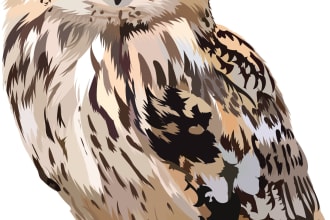 create digital art animal illustrations