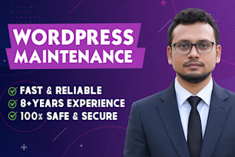 edit or fix wordpress website