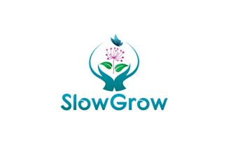 design slow food slow grow logo