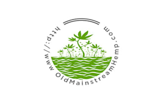design the hemp logo on the river