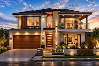 do professional architectural 3d exterior and interior rendering