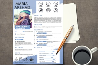 design professional and infographic resume for you