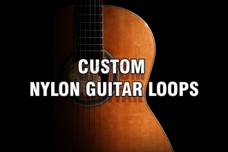 create awesome nylon guitar loops for your beat