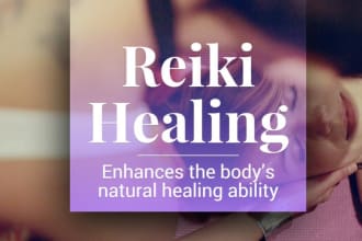 offer 30 minutes continues reiki healing for 3 days