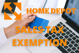 do home depot sales tax exemption