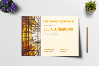 create a professional certificate, diploma, and gift certificate