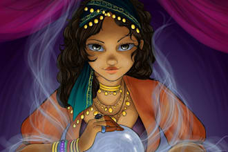 do 2 question intuitive psychic medium reading for you