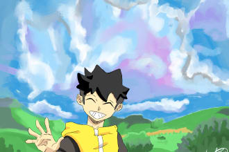 draw amazing comic or anime character