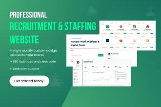 design staffing agency, recruitment, job board, consultancy website