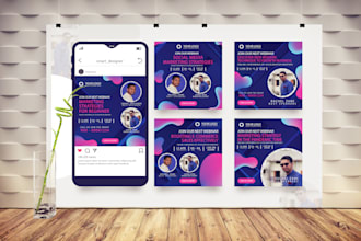 create any social media post design, linkedin facebook, instagram post