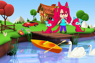 make gacha life, gacha club, and gacha life2 videos for youtube automation