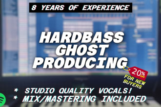 create full high quality hardbass track