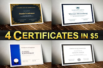 make professional diploma certificate