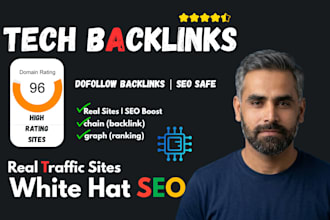 do guest post backlinks on pure tech websites