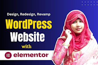 design redesign revamp wordpress website by elementor pro or crocoblock