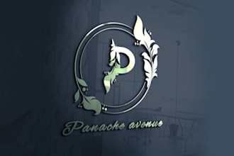 Top 5!  do 3d luxury elegant unique business logo design