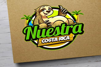 do creative modern marvelous mascot and cartoon logo design
