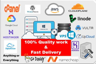 2hour delivery, setup or fix your vps, hosting or server issues, plesk, cpanel