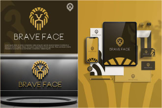 do unique, professional logo with brand identity and brand style guides