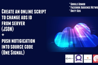 create server ads and notification for your app and game