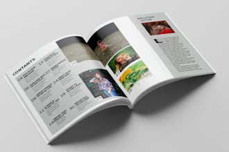 design a professional magazine and print newsletter