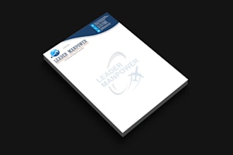 design business letterhead in PDF and word doc format