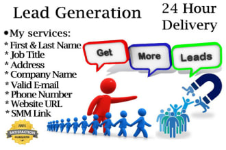do b2b lead generation and build contacts list in 12hrs