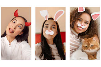 create awesome ar filter for instagram and facebook for you