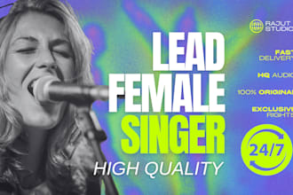 record female vocalist, singer in pop or edm style