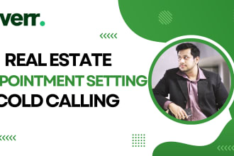 do real estate cold calling with appointment setting