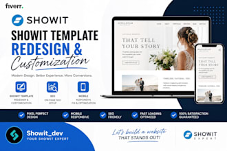 do showit website design, development and customization