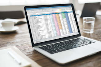 do data entry typing work in an excel and word worksheet