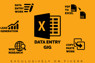 do  data entry and copy paste