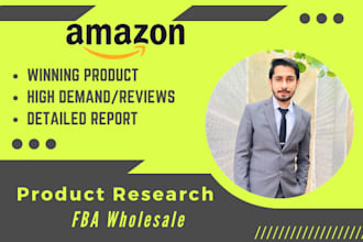 do amazon fba wholesale product research for you