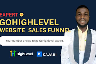 design your professional gohighlevel website, be your go high level expert